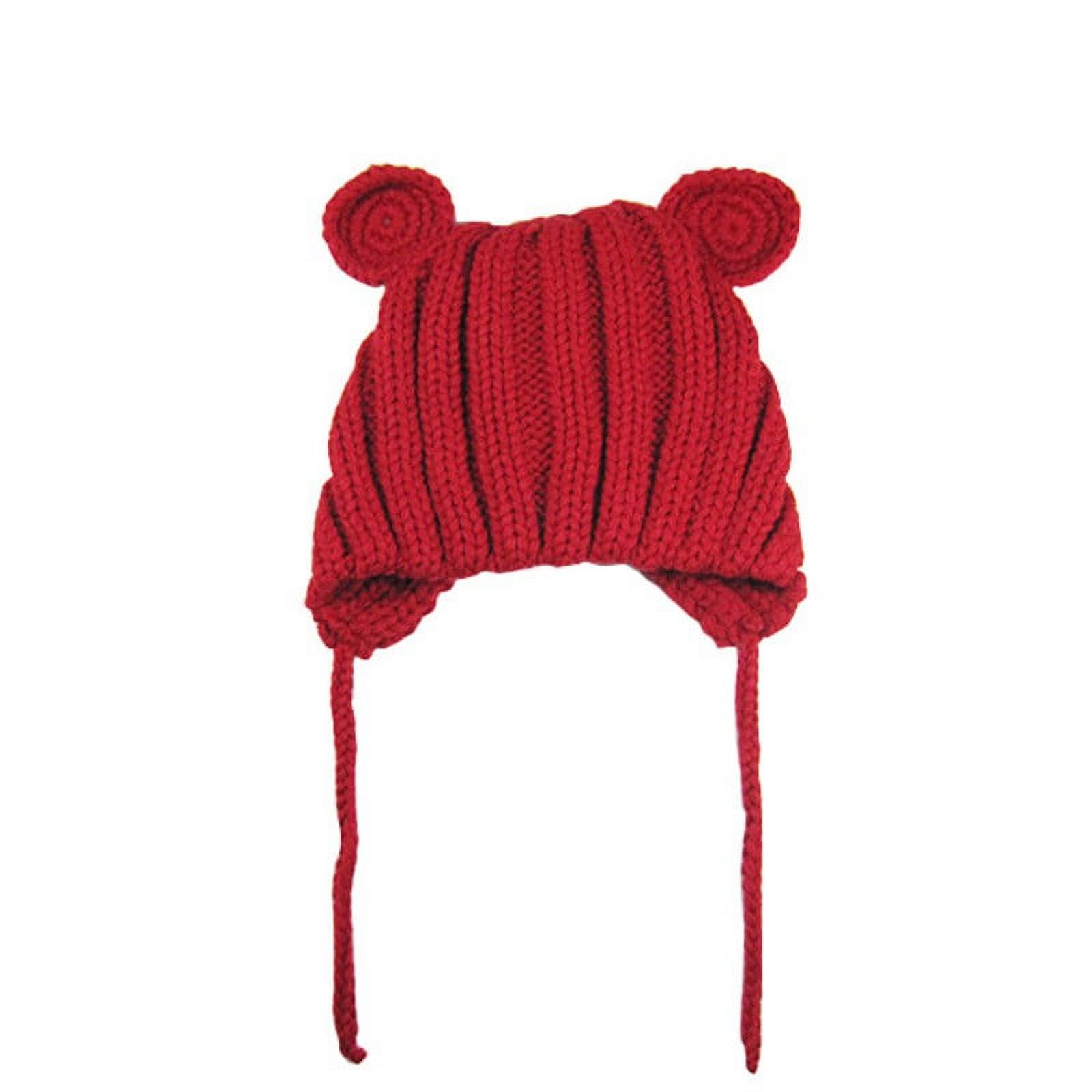 Baby & Toddler Wool Hat with String Tie Closure Baby Boys Baby & Toddler Wool Hat with String Tie Closure Baby Boys