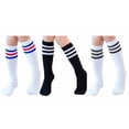 thumbnail image 1 of Baby, Toddler and Kids Knee High Tube Socks for Boys and Girls with Grips (3 Pair), 1 of 5