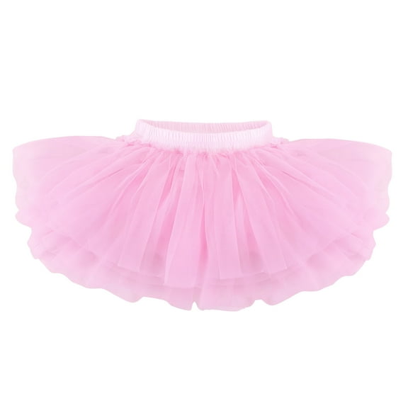 Baby Toddlers Girls Tutu Skirt with Ruffled Pants Diaper Cover Birthday Holiday Party Tulle Skirt