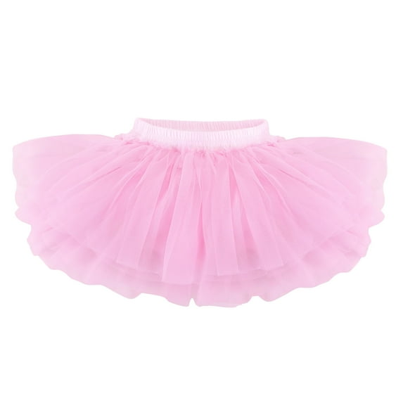 Baby Toddlers Girls Tutu Skirt with Ruffled Pants Diaper Cover Birthday Holiday Party Tulle Skirt
