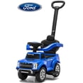 thumbnail image 1 of iRerts Ride on Push Cars 3 in 1, Licensed Ford F 150 Toddlers Ride on Toy for Kids, Foot to Floor Sliding Car with Horn, Light, Handle, Under Seat Storage, Stroller Push Cars for Toddlers 1-3, Blue, 1 of 9