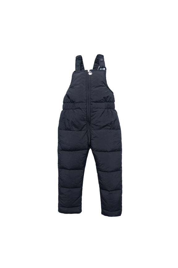 Baby Toddlers Snow Bib Pants Boys and Girls Waterproof Insulated Ski Overalls Infant Winter Clothes with Adjustable Straps and Reinforced Knees for Kids Ages 0-4T