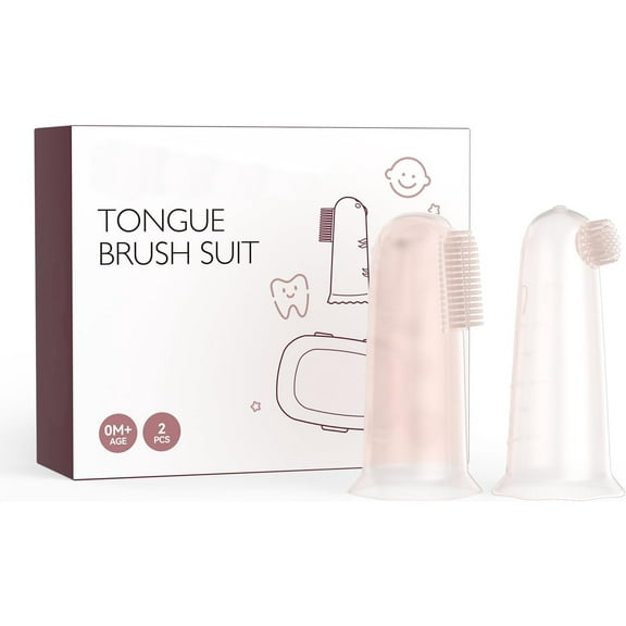 Baby Tongue Cleaner Gauze, Baby Toothbrush Disposable Oral Cleaner, Toddler Tooth Brush for Tooth Mouth Gum Clean, Infant Toothbrush Oral Cleaning Stick, Baby Oral Cleaner Newborn, 30Count