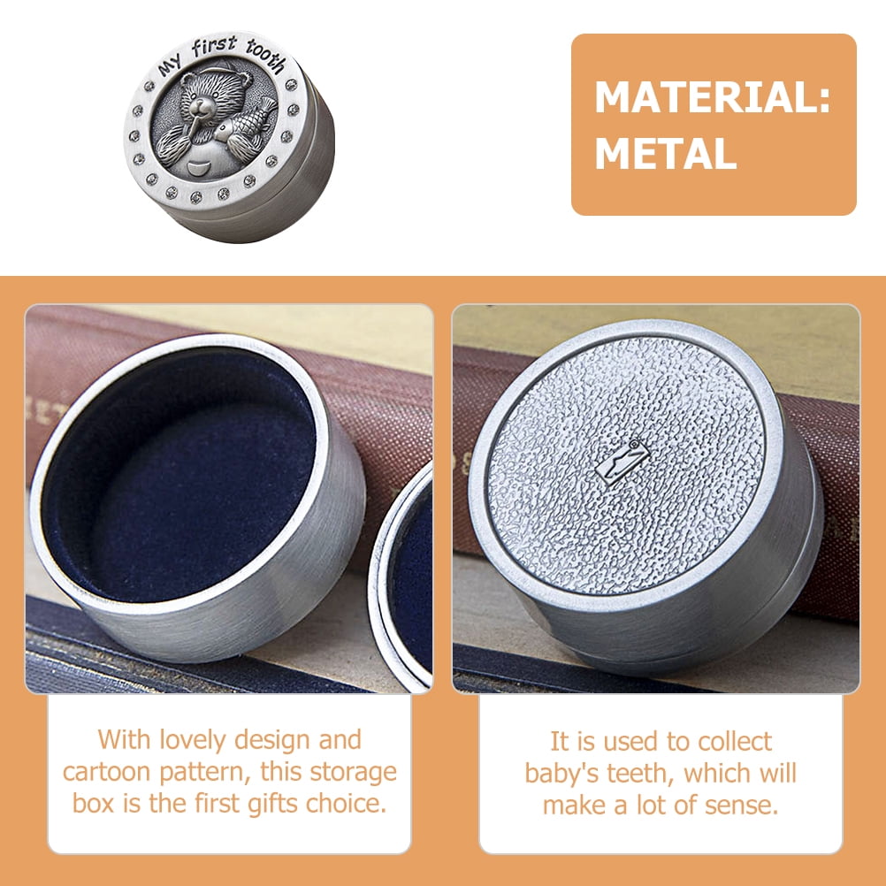 Baby Tooth Box Milk Teeth Keepsake Box Kids Tooth Collect Case Tooth