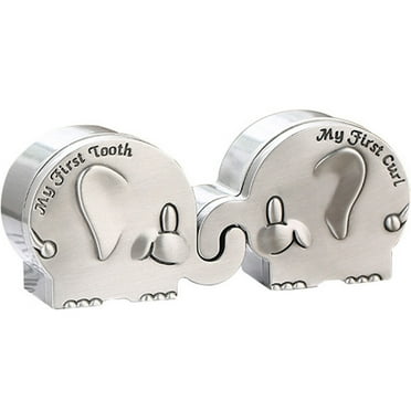 Sagefinds Baby’s First Curl Silver First Tooth Keepsake Collection ...