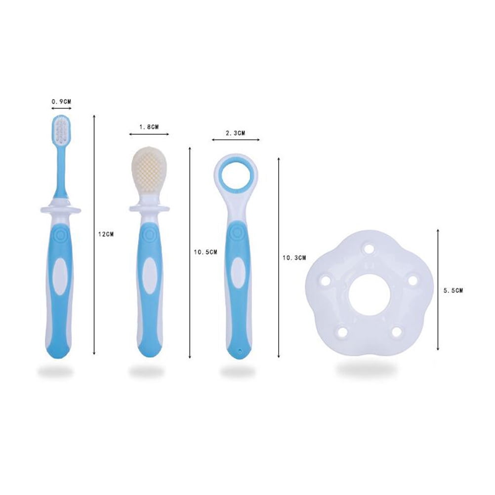 Baby Toothbrush Training for Oral Care Tongue Cleaner Infant Deciduous Teeth Chew Child