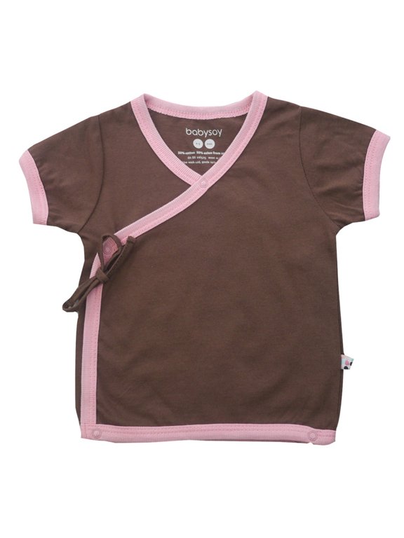 Baby Tots Short Sleeve Side Snap Kimono Tee