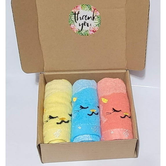 Baby Towels-Bamboo Baby Hand Face Towels- Pack of 3