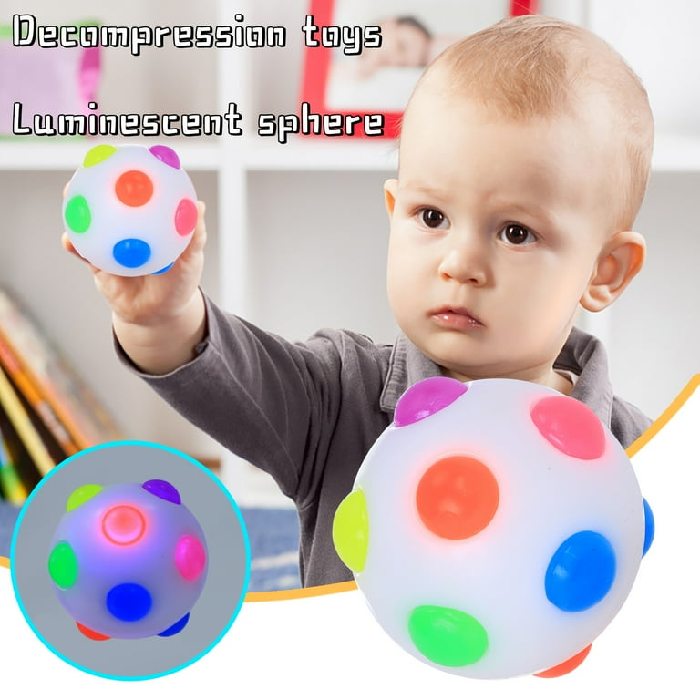 Baby Toy A Fun Toy That Vibrates And Bounces With A Bright Flashing Light Ouncing Ball Kids Toys Prime Deals Walmart