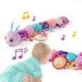 thumbnail image 1 of Baby Toys 0-6-12 Months, Sensory Soft Musical Caterpillar Rattle Toddlers Toy Gifts for Newborn 1 2 Year Old Boys Girls, Purple, 1 of 7