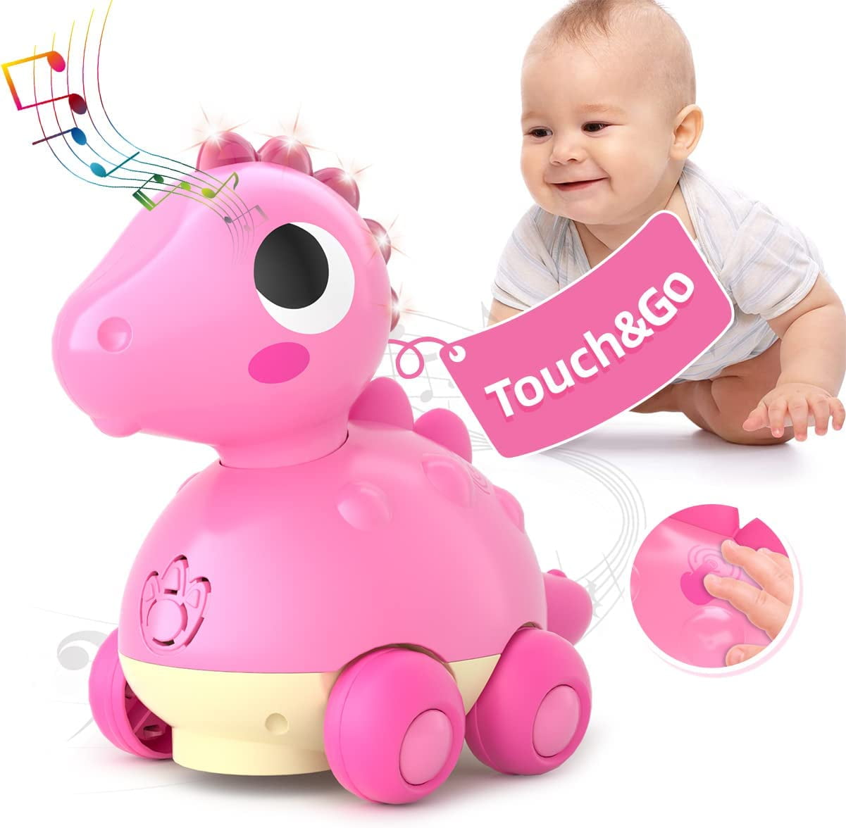Jouets pour bébé 6 à 12 mois Touch & Go Musique Light Baby