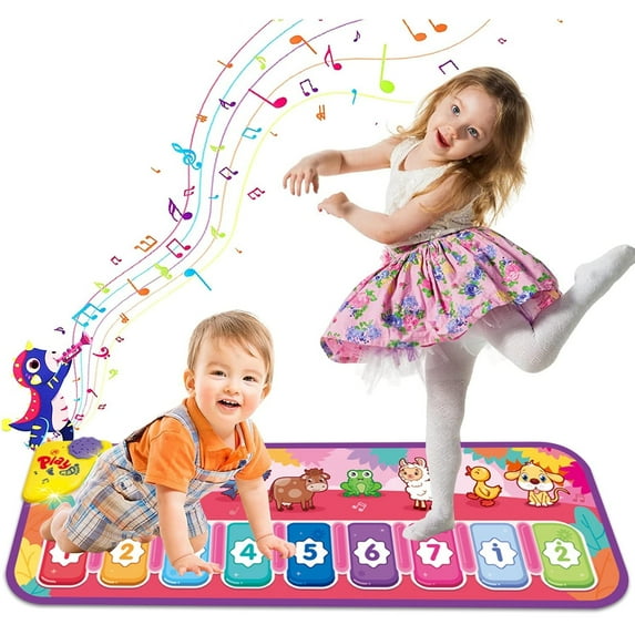 Baby Toys 6-12 Months, Music Dance Playmat Toys for Toddler 1 2 3 Year Old Boy Girls Gifts