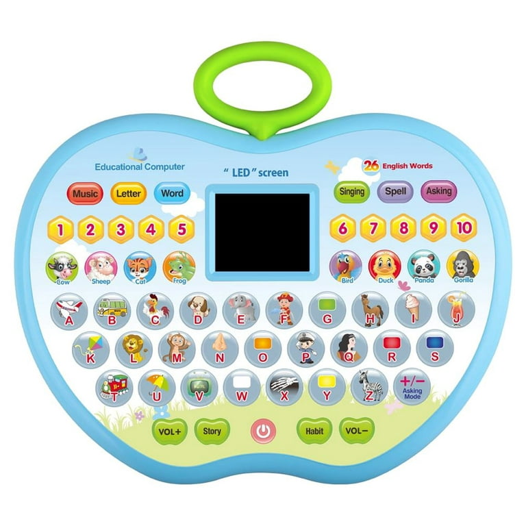 Baby Toys for 12-36 Month Old Boys Girls, Educational Laptop for Toddlers  Age 1 2 3 Kids Birthday Gifts for Girl Boy Preschool Learning Computer for  1-3 Year Old Babies Children Travel Tablet Toy 