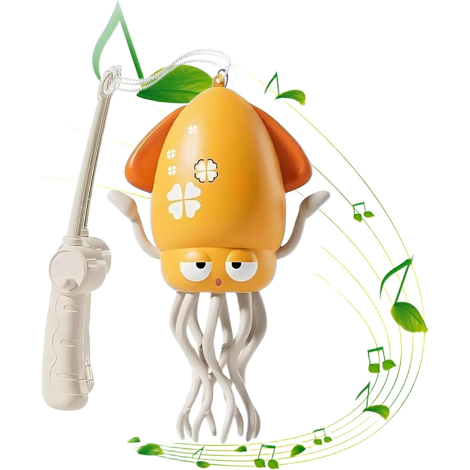 Baby Toys 6-12 Months, Magic Dancing Octopus Toddler Toys with Dynamic Music & Light Effects, Infant Toys for 1 2 3 Year Old Girl Boy Gifts, Orange