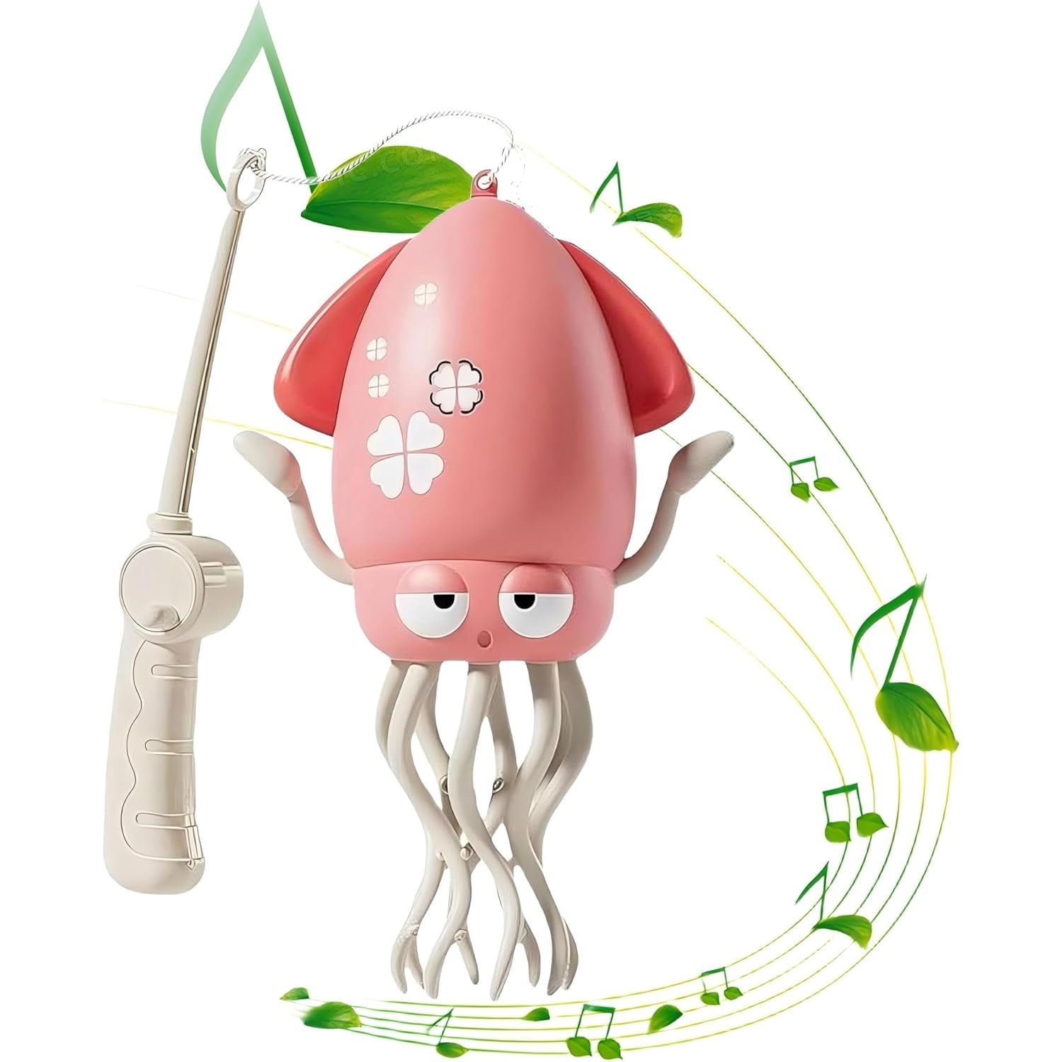 Baby Toys 6-12 Months, Magic Dancing Octopus Toddler Toys with Dynamic Music & Light Effects, Infant Toys for 1 2 3 Year Old Girl Boy Gifts, Pink