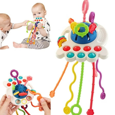 Baby Toys 6 to 12 Months,Montessori Toys for 1 Year Old Boy Girl Baby Sensory Toys for Babies 12-18 Months Pull String Toys for Christmas and Birthday Gifts Infant,Toddlers