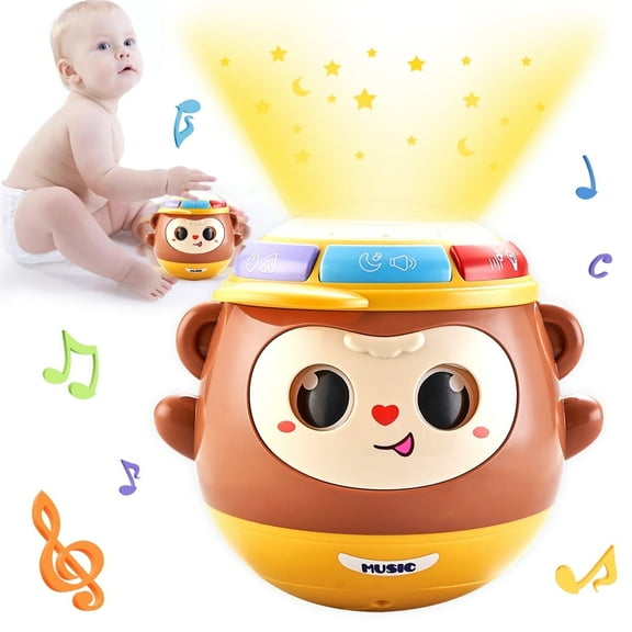 Baby Toys 6-12 Months, Musical and Light Drum Toys for 12-24 Months Boys Girls Christmas Birthday Toy Gifts