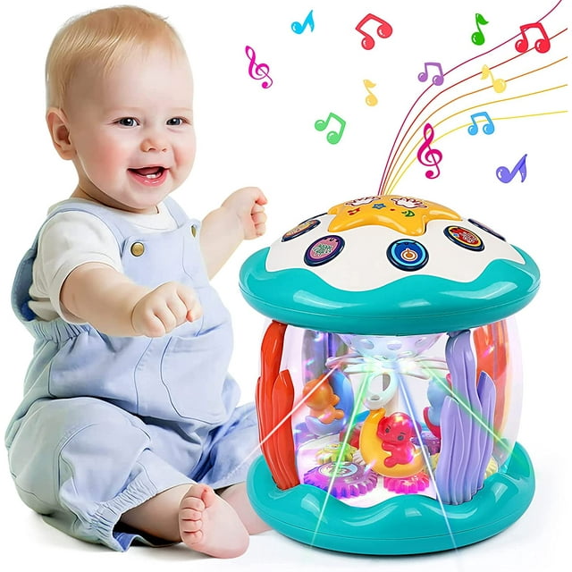 Baby Toys 6 to 12 Months, Light & Sound, Tummy Play Time Toys, Musical