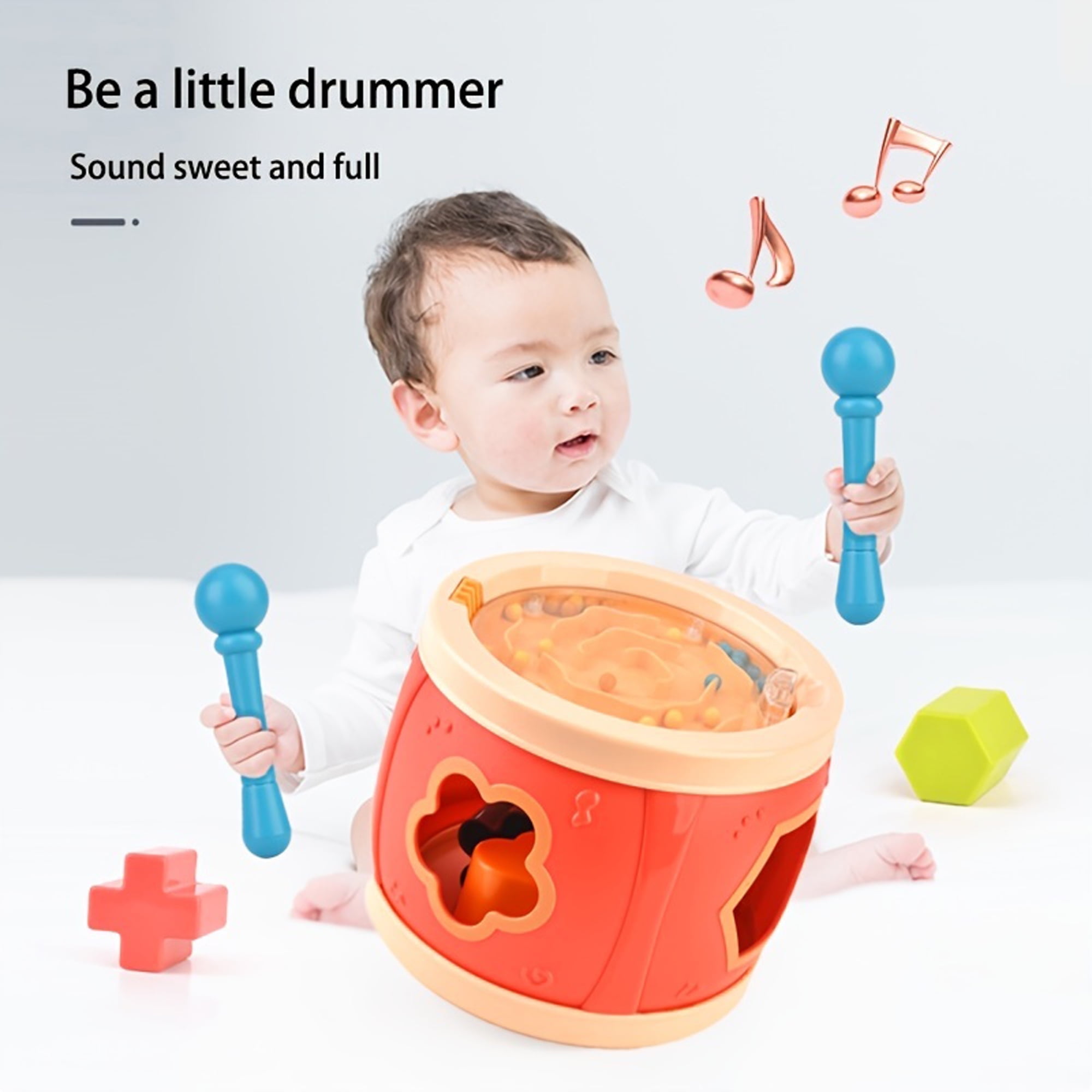 Baby Girl Toy Drums For Year Olds Drum Set Toddlers Toys For Year