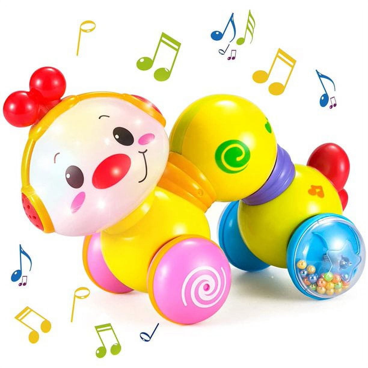 Baby Toys 6 to 12 Months Press and Go Inchworm Crawling Caterpillar