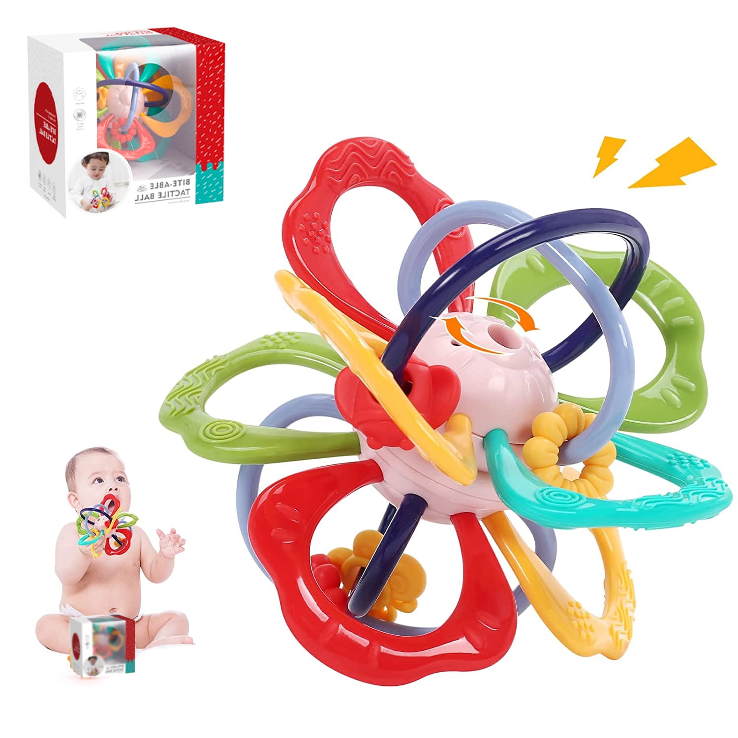 Baby Toys 6 to 12 Months, Rattle & Teething Toys, Infant Toys for 36