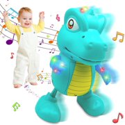 Baby Toys for 18-24 Months,Musical Dinosaur Crawling Toys,Early Learning Educational Moving Toys for Toddlers