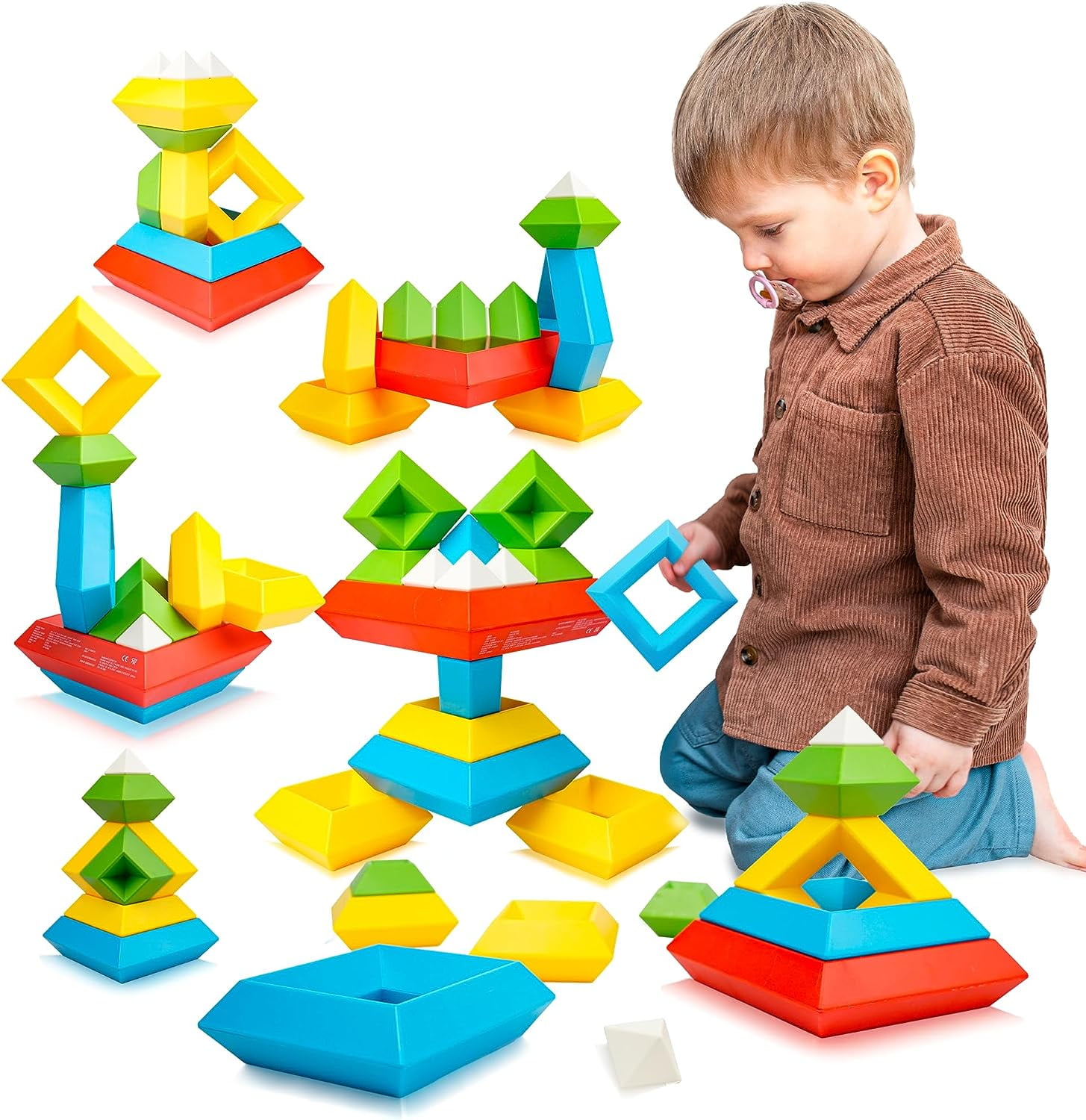 baby-toys-for-6-12-months-bellochiddo-15pcs-stacking-toys-montessori