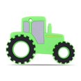 Baby Tractor Car Silicone Teether,Sensory Chew Toys,BPA Free Soft and