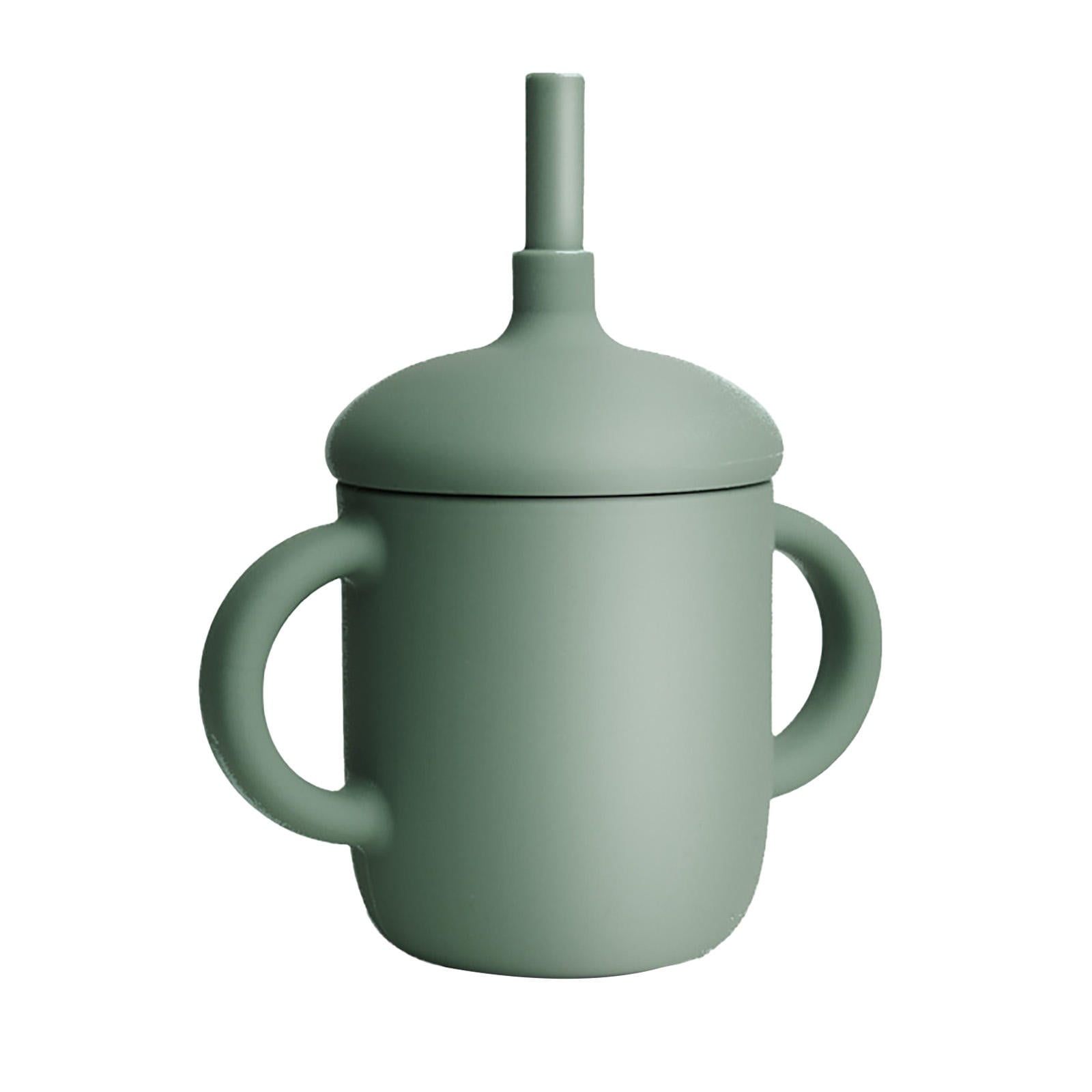 Baby Training Cup Spill Proof Sippy Cup With Handles Baby Straw Water