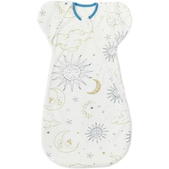 Baby Transtion Sleep Sack baby Sleep Sack 6-12 Months swaddle sack Infant wearable Blanket (White)