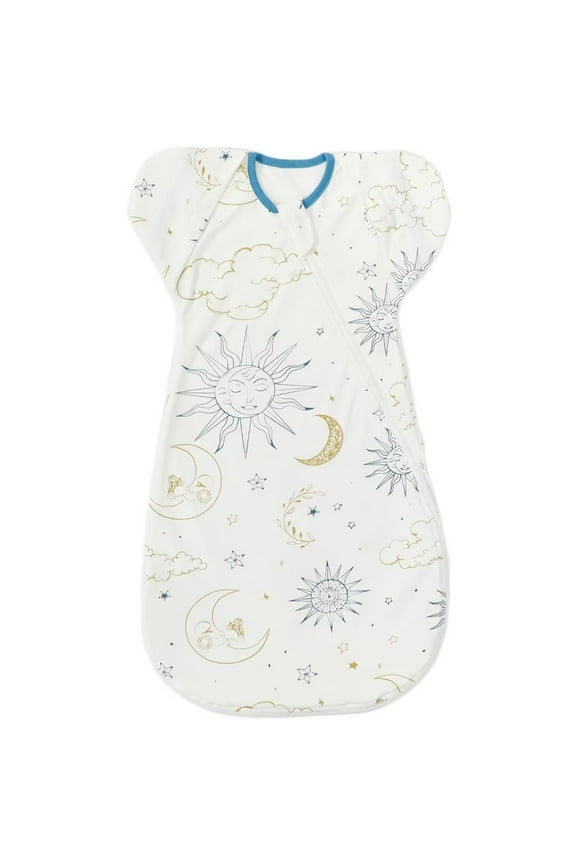 Baby Transtion sleep Sack baby sleep sack 3-6 Months swaddle sack Infant wearable Blanket (White, 3-6Months)