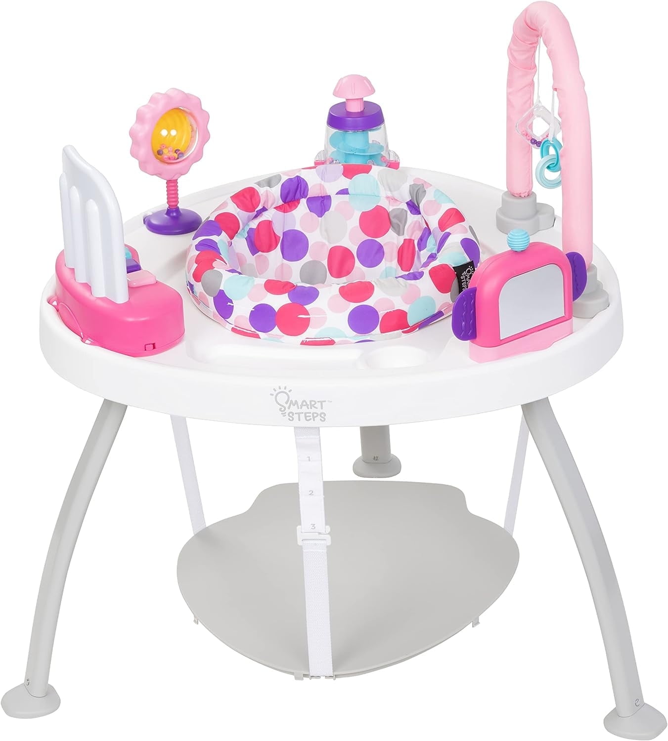 Baby Trend 3 in 1 Bounce N Play Activity Center Plus Princess Pink