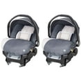 thumbnail image 1 of Baby Trend Ally Adjustable 35 Pound Baby Car Seat with Base, Gray (2 Pack), 1 of 7
