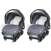 Baby Trend Ally Adjustable 35 Pound Baby Car Seat with Base, Gray (2 Pack)