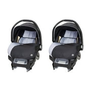 Baby Trend Ally Adjustable 35 Pound Baby Car Seat with Base, Gray (2 Pack)