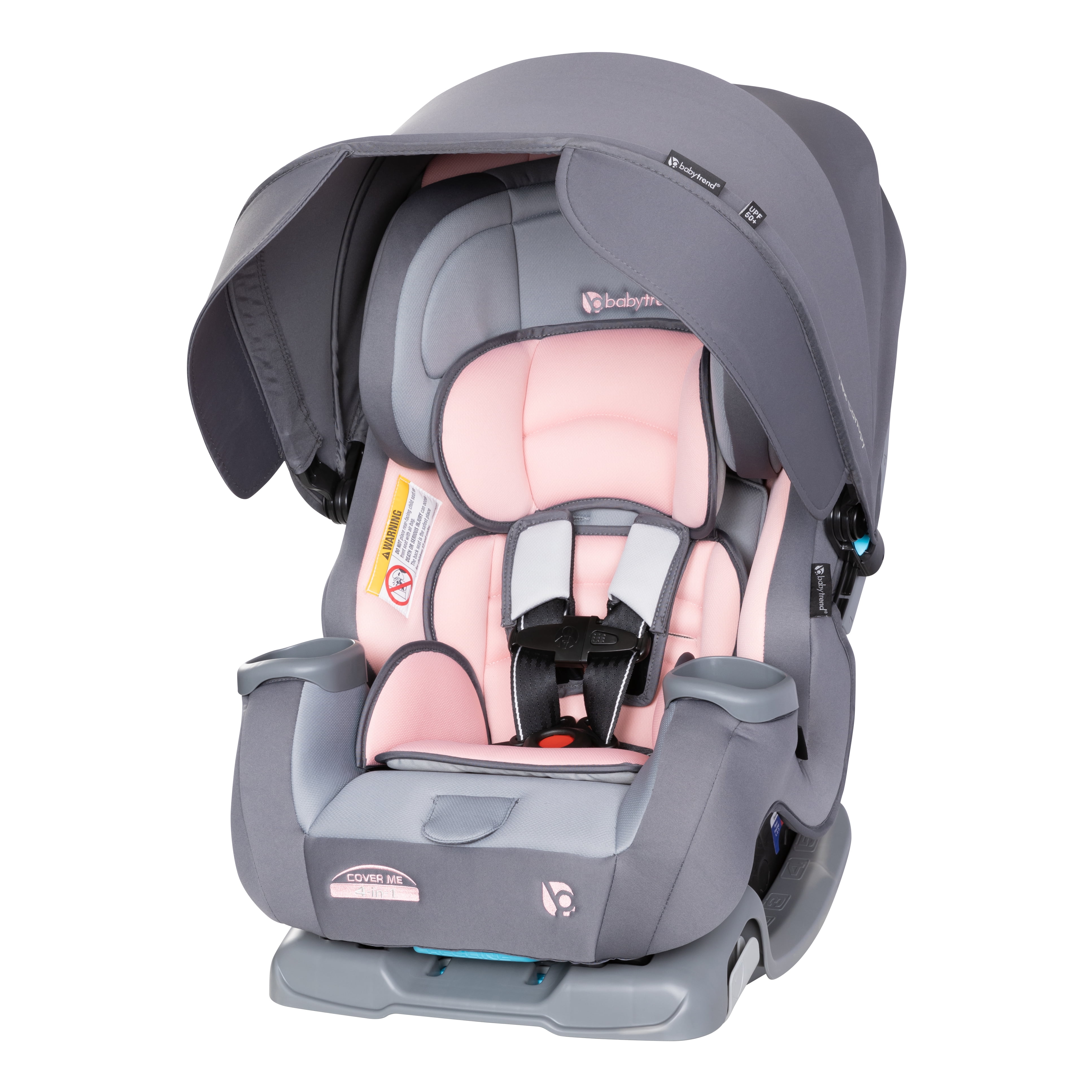 Baby Trend Cover Me Convertible Car Seat w/Canopy, Desert Pink