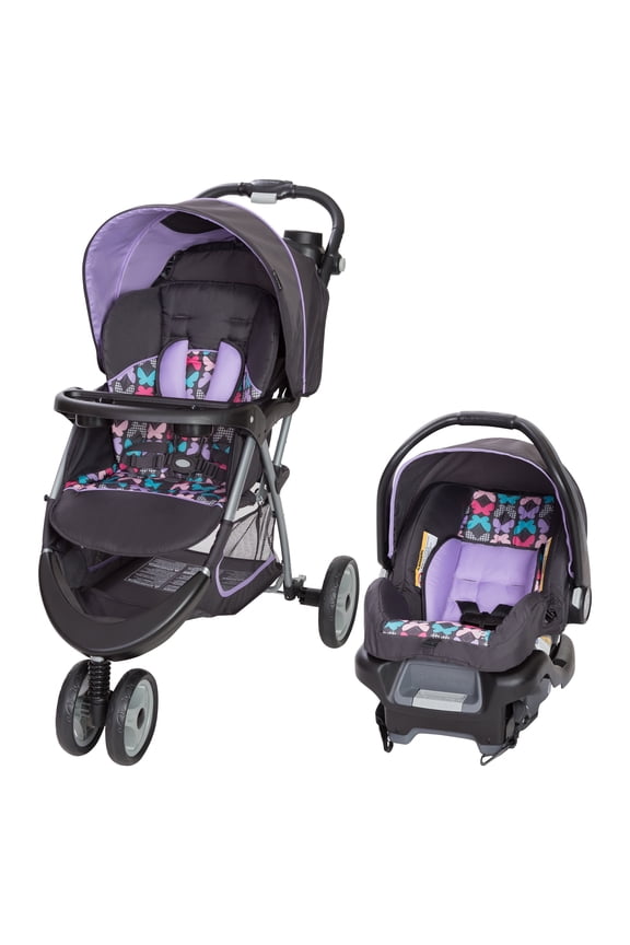 EZ Ride 35 Travel System Stroller Car Seat Combo for Baby, Sophia