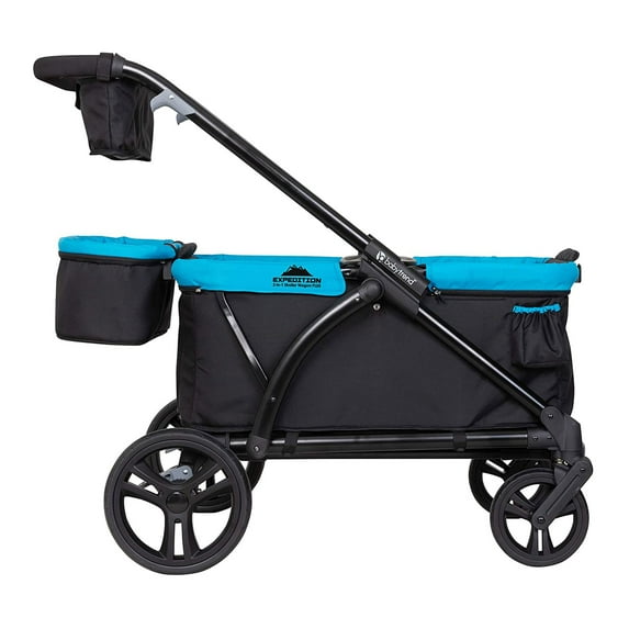 Baby Trend Expedition 2-in-1 Stroller Wagon Plus, Ultra Marine Blue