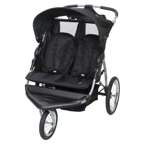 Baby Trend Expedition Double Jogging Stroller, Black