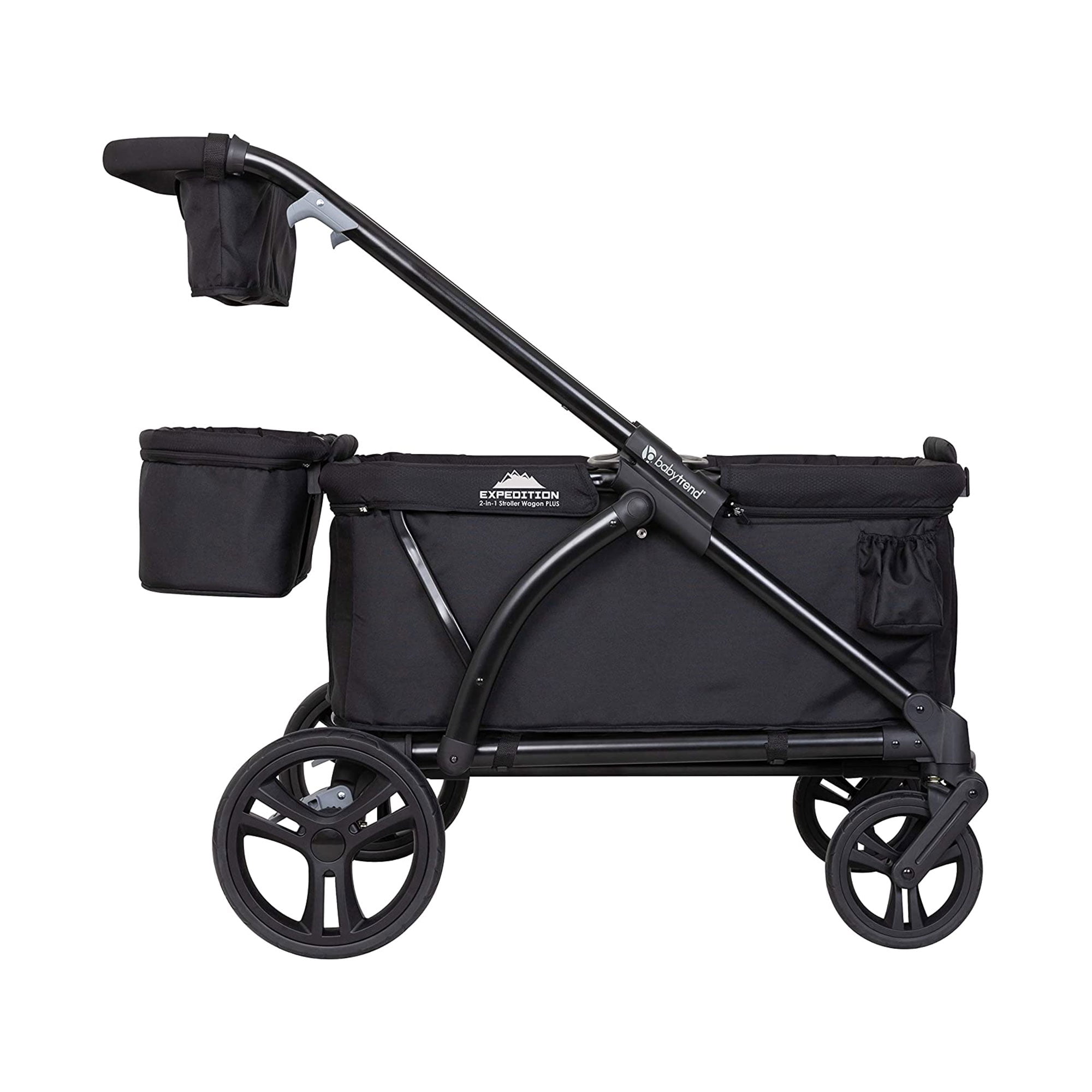 Baby Trend Expedition Plus 2-in-1 Stroller Wagon, Solid Print Black Sansujyuku sansujyuku.com
