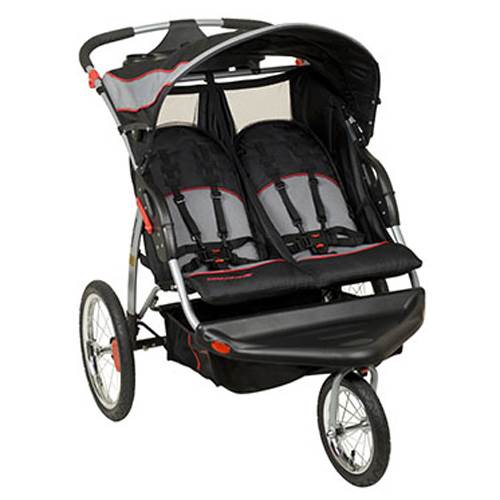 Baby Trend Expedition Swivel Travel Jogging Double Baby Stroller, Millennium - image 1 of 7