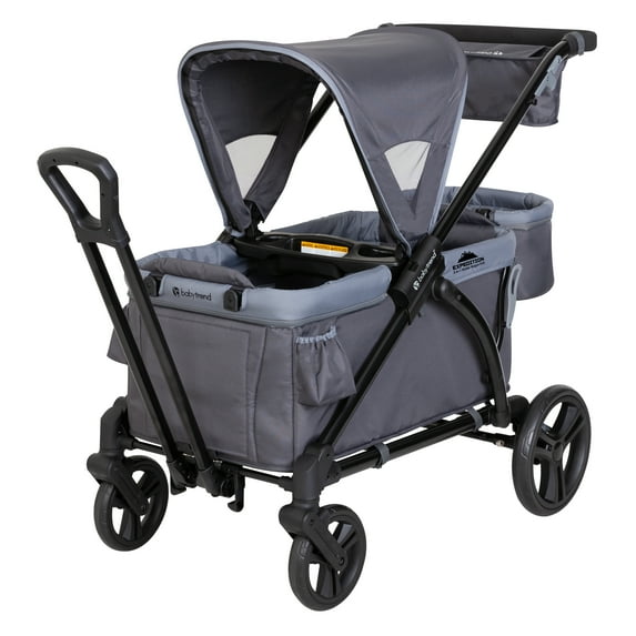 Baby Trend Expedition Expedition 2-in-1 Stroller Wagon Plus, Ultra Grey