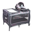 thumbnail image 1 of Baby Trend Lil Snooze Deluxe II Nursery Center Playard, Daisy Dots Pink, 1 of 6
