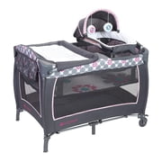 Baby Trend Lil Snooze Deluxe II Nursery Center Playard, Daisy Dots Pink