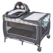 Baby Trend Lil Snooze Deluxe II Nursery Center Playard - Forest Party Gray