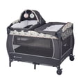 thumbnail image 1 of Baby Trend Lil Snooze Deluxe II Nursery Center Playard in Forest Party Grey, 1 of 16