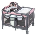 thumbnail image 1 of Baby Trend Lil Snooze Deluxe III Nursery Center with Portable Bassinet, Cozy Pink, 1 of 14