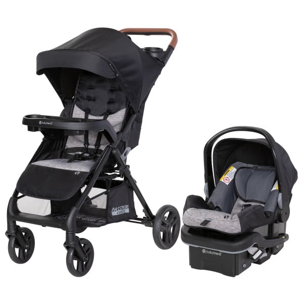 Baby Trend Passport Cargo Travel System (with EZ-Lift PLUS Infant Car Seat) - Black Bamboo