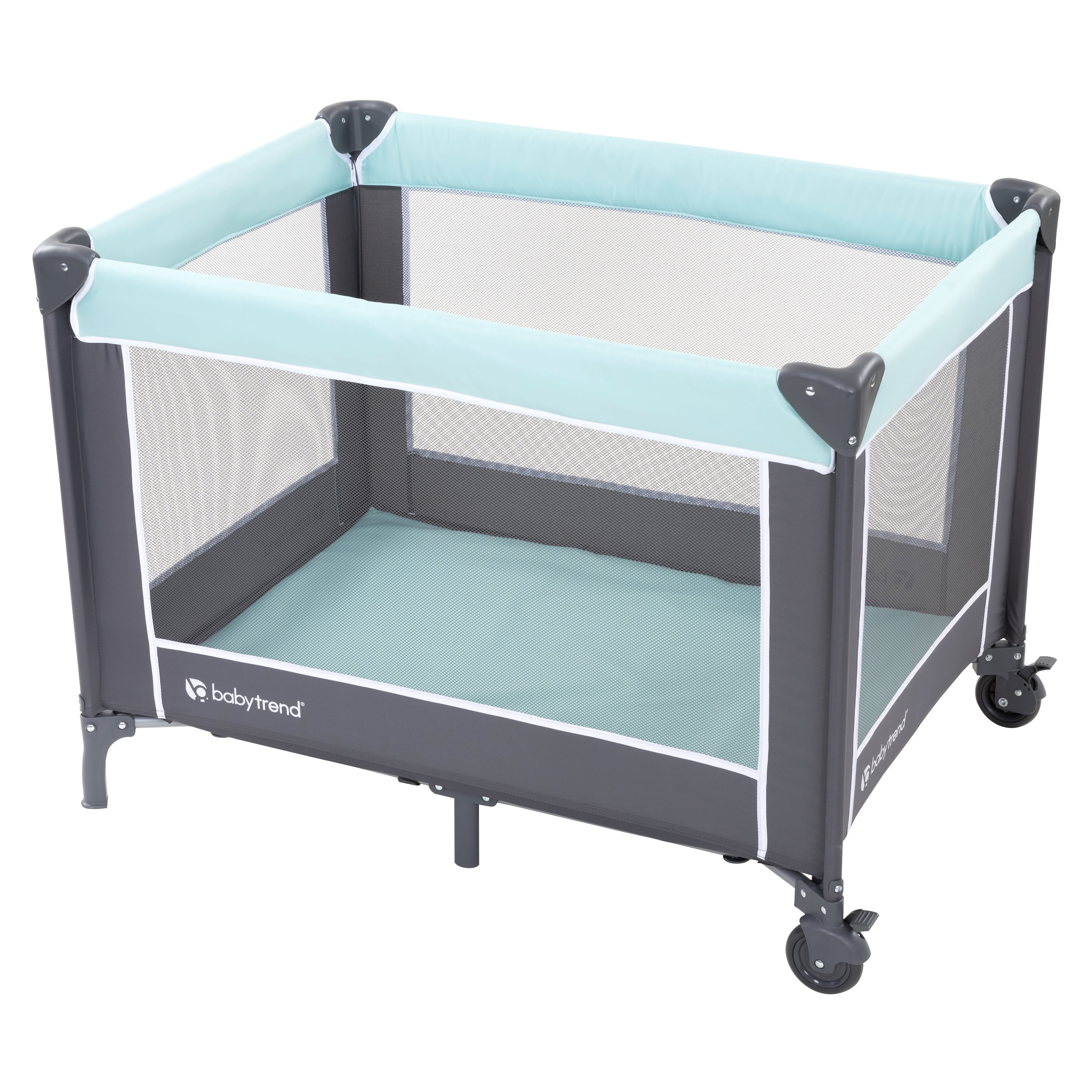 Baby Trend Portable Nursery Center Playard with Travel Bag Twinkle Blue Unisex