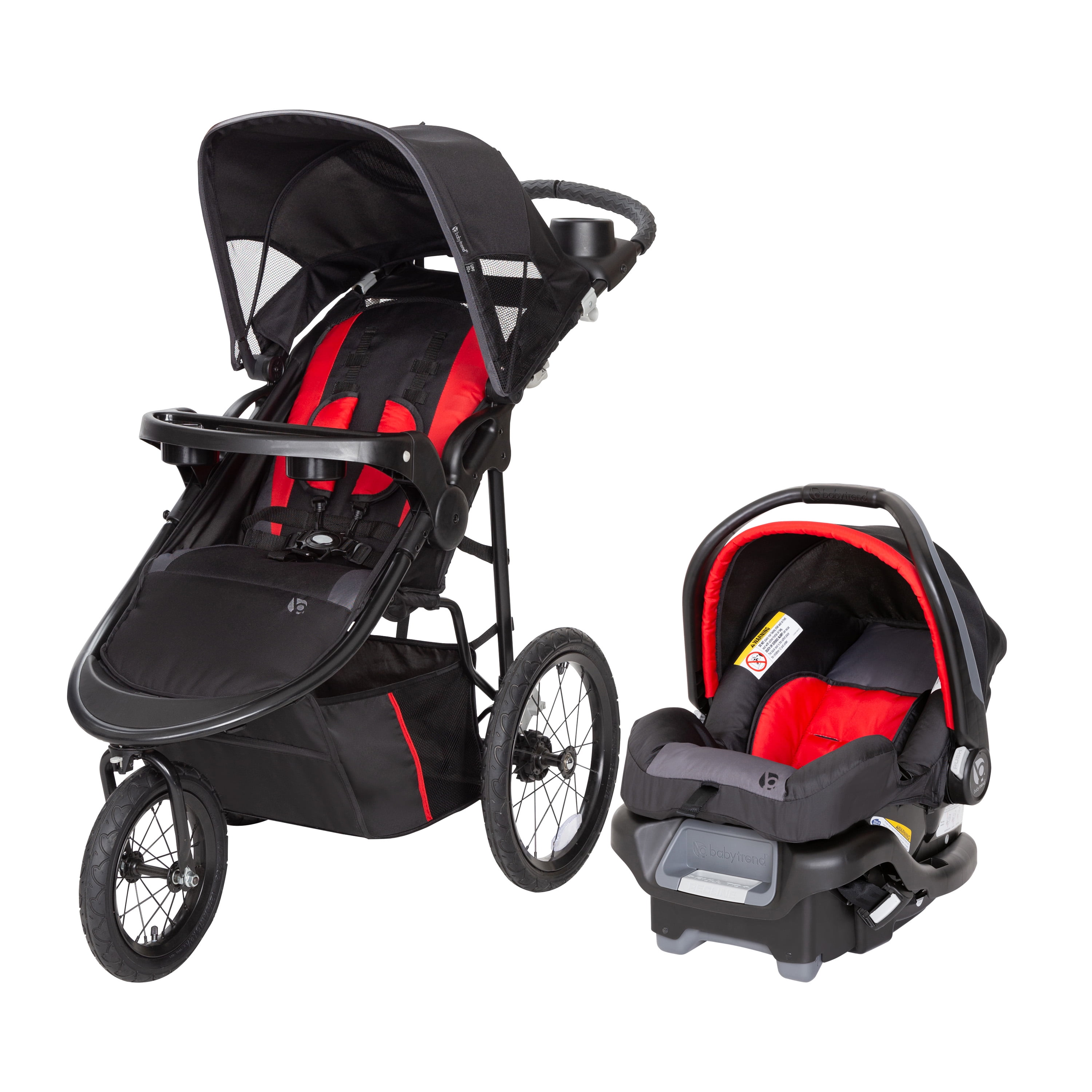 Baby Trend Pro Steer Jogger Travel System Stroller with Ally 35